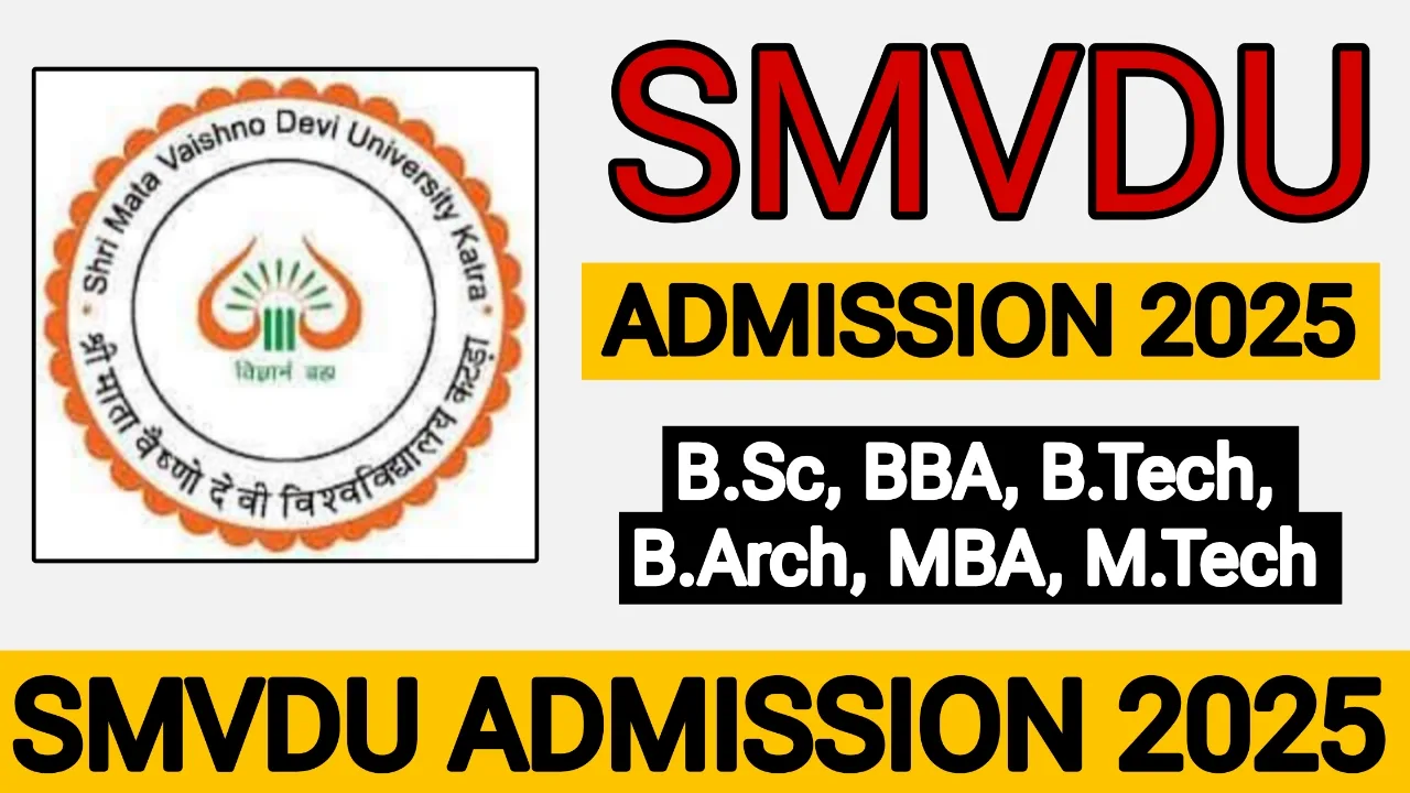 SMVDU Admission 2025